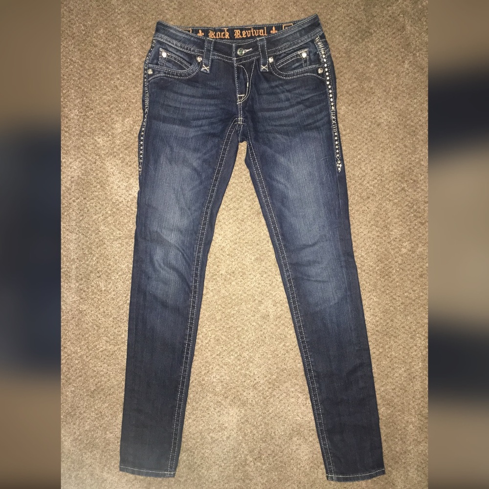 Rock Revival Johanna Skinny Jeans Size 25
